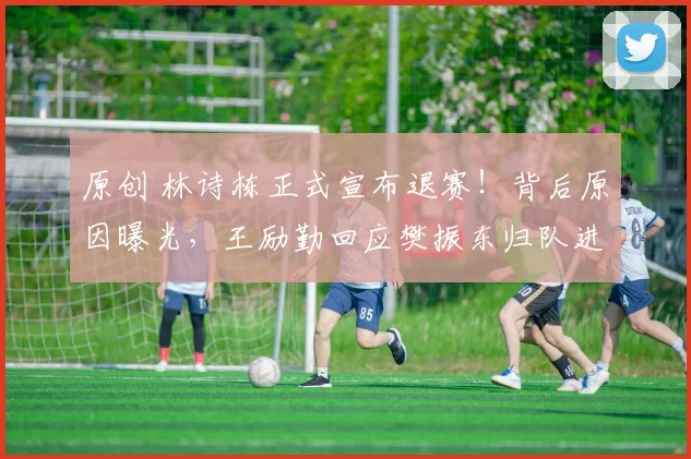 原创 林诗栋正式宣布退赛！背后原因曝光，王励勤回应樊振东归队进展